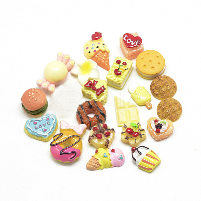Resin Cabochons CRES-T004-83-1
