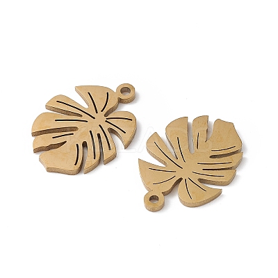 304 Stainless Steel Pendants LS-STAS-E186-05G-1