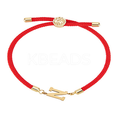 1Pc Adjustable Nylon Cord Slider Bracelets for Women BJEW-LP0001-32N-02-1