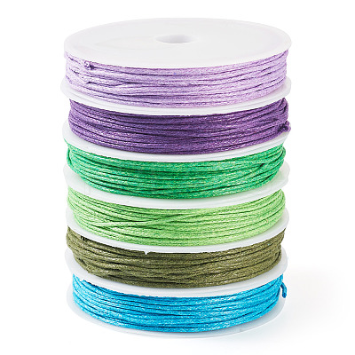 40.8m 6 Colors Waxed Cotton Cords YC-TA0001-07A-1