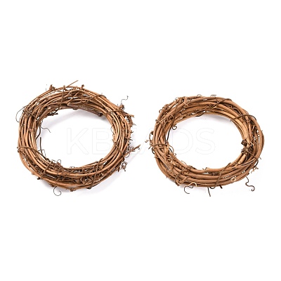 Circle Shape Rattan Vine Branch Wreath Hoop DIY-B022-01B-1