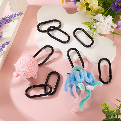 10Pcs Alloy Spring Gate Rings FIND-TA0009-25J-1