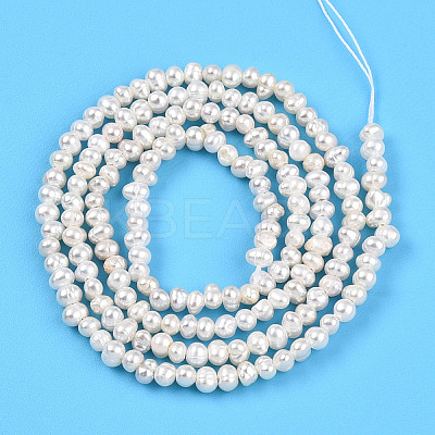 Natural Cultured Freshwater Pearl Beads Strands PEAR-N013-02I-01-1