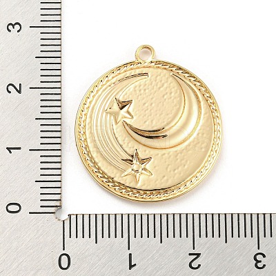 Brass Pendants KK-Q789-41G-1