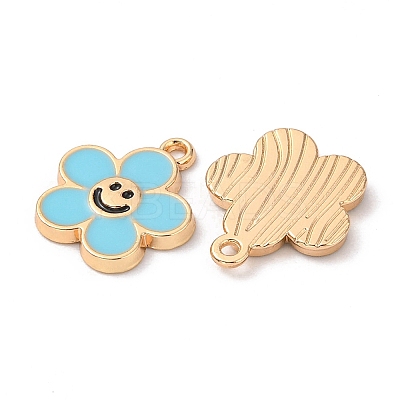 Alloy Enamel Pendants ENAM-YW0002-25C-1