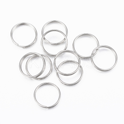 Tarnish Resistant 304 Stainless Steel Split Rings STAS-H413-06P-B-1