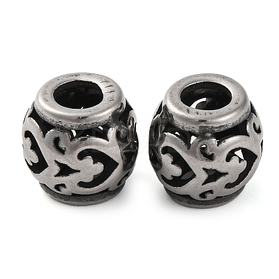 304 Stainless Steel European Beads STAS-H226-02AS-01-1