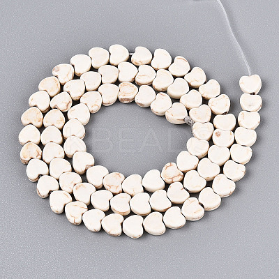 Synthetic Howlite Beads Strands G-N352-09-1
