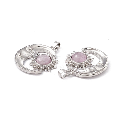 Natural Kunzite Pendants KK-A173-04P-02-1