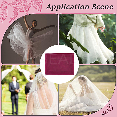 Polyester Mesh Fabric DIY-WH20009-40U-1