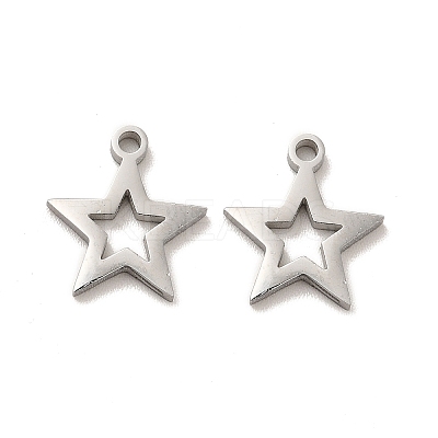 Non-Tarnish 304 Stainless Steel Charms STAS-M089-57P-1