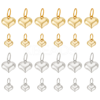 24Pcs 4 Style Alloy Charms FIND-PH0010-66-1