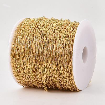 Brass Paperclip Chains CHC-S008-001A-G-1