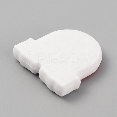 Rainbow Food Grade Eco-Friendly Silicone Focal Beads SIL-WH0013-51A-1