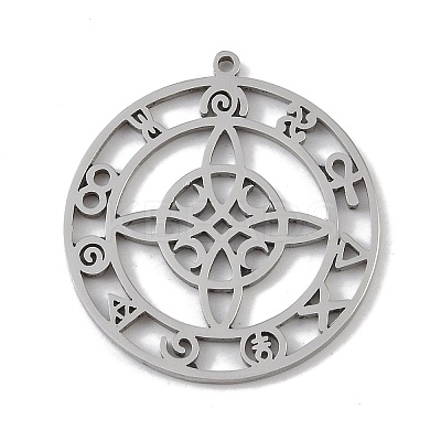 Non-Tarnish 304 Stainless Steel Pendants STAS-B062-16P-1