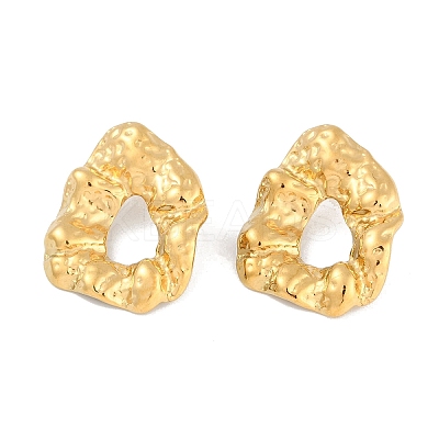 Ion Plating(IP) 304 Stainless Steel Stud Earring EJEW-C103-01G-1