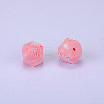 Hexagonal Silicone Beads SI-JX0019A-61-1