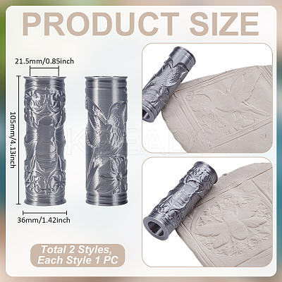 2Pcs 2 Styles Polylactic Acid Mold DIY-UN0007-86B-1