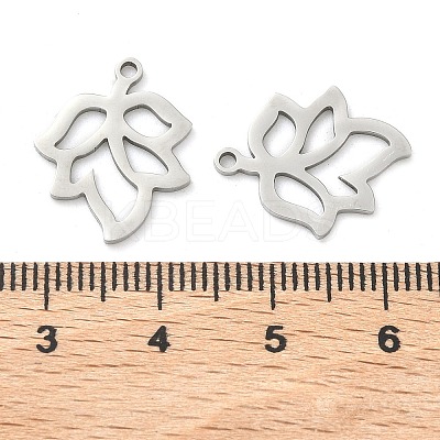 Hollow 201 Stainless Steel Pendants STAS-F337-10D-P-1