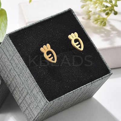 304 Stainless Steel Stud Earrings EJEW-I317-01G-1