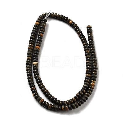 Natural Coffee Jasper Beads Strands G-C245-05-1