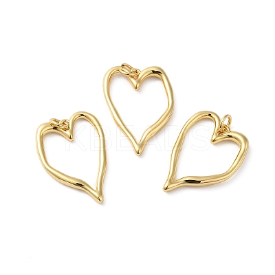 Rack Plating Brass Pendants KK-O142-24G-1