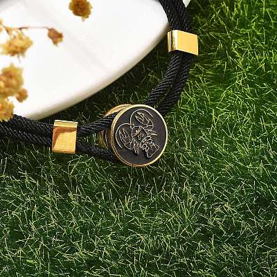 Constellation Nylon Cords Multi-strand Bracelets BJEW-U016-01A-05-1