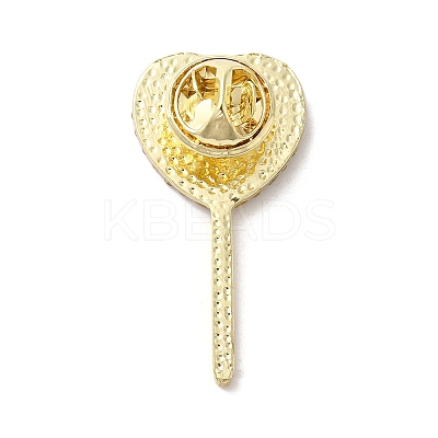 Cute Hot Pink Lollipop Enamel Pins JEWB-S025-12A-1