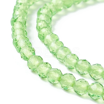 Transparent Glass Beads Strands GLAA-C019-01B-19-1