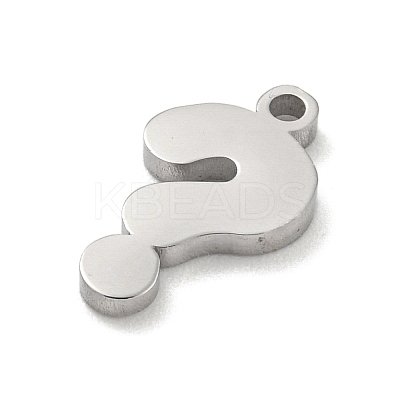 304 Stainless Steel Pendants STAS-M069-02F-P-1