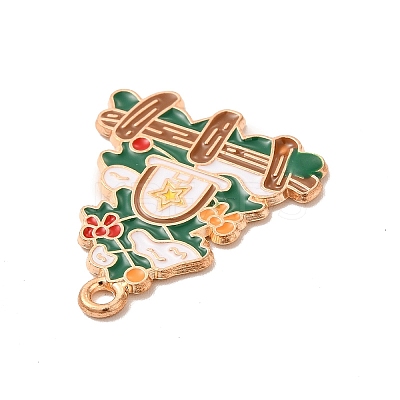 Christmas Theme Alloy Enamel Pendants ENAM-C010-01D-1