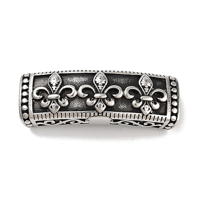 Tibetan Style 304 Stainless Steel Slide Charms/Slider Beads STAS-L274-004AS-1