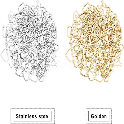 304 Stainless Steel Charms STAS-UN0015-86-1