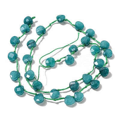 Synthetic Turquoise Dyed Beads Strands X-G-F513-02A-01-1