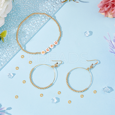 300Pcs Brass Spacer Beads KK-DC0003-59-1
