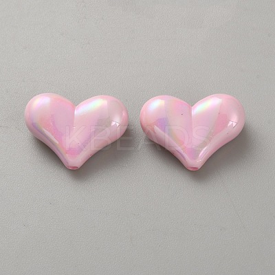 10Pcs Opaque Acrylic Beads SACR-WH0008-020C-1