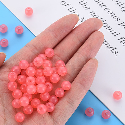 Imitation Jelly Acrylic Beads MACR-S373-66-EA03-1