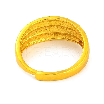 Brass Adjustable Rings for Women RJEW-G318-01G-1