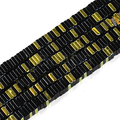 Electroplate Glass Beads Strands GLAA-B023-01A-09-1