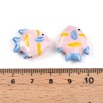 Handmade Porcelain Beads PORC-N009-08D-1