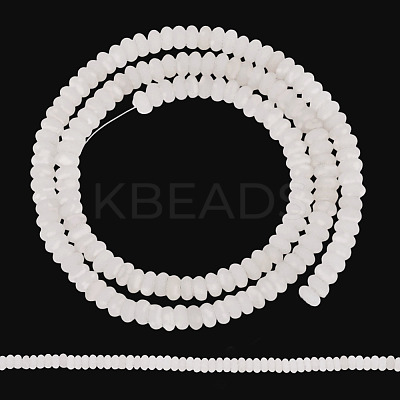 1 Strand Natural White Jade Beads Strands G-TA0002-79-1
