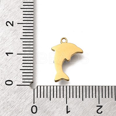 304 Stainless Steel Micro Pave Cubic Zirconia Pendants STAS-Z160-01G-02A-1