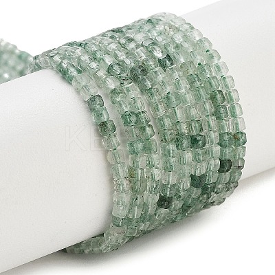 Natural Green Strawberry Quartz Beads Strands G-H042-B11-01B-1