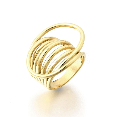 304 Stainless Steel Finger Rings RJEW-D320-12G-1
