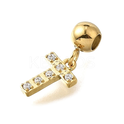 304 Stainless Steel Rhinstone Pendant STAS-H202-50G-T-1