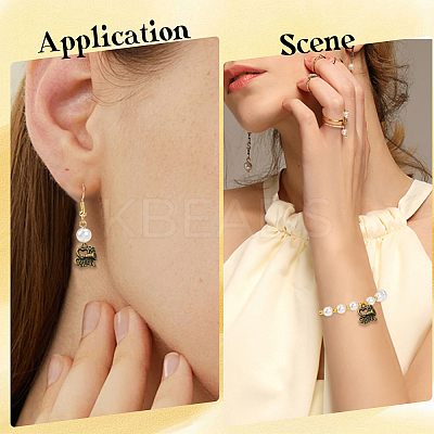 60Pcs Tibetan Style Alloy Pendants FIND-SC0018-05-1