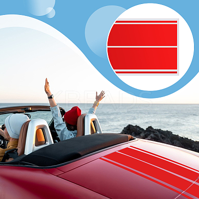 Paper Car Hood Cover Sticker DIY-WH0419-76A-1