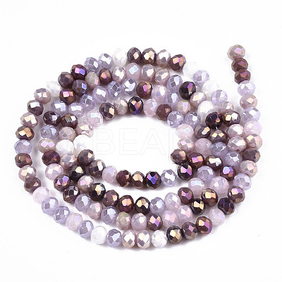 Opaque Glass Beads Strands GLAA-T006-12B-1
