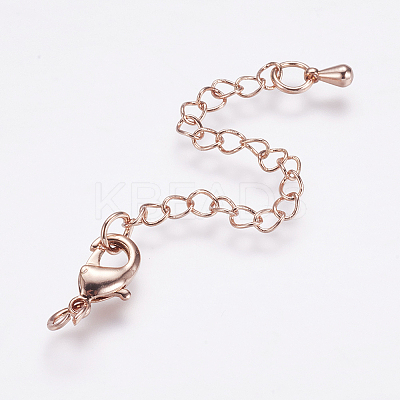 Long-Lasting Plated Brass Chain Extender LS-KK-F711-09RG-1