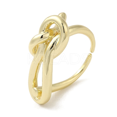 Brass Open Cuff Rings RJEW-Q778-53G-1